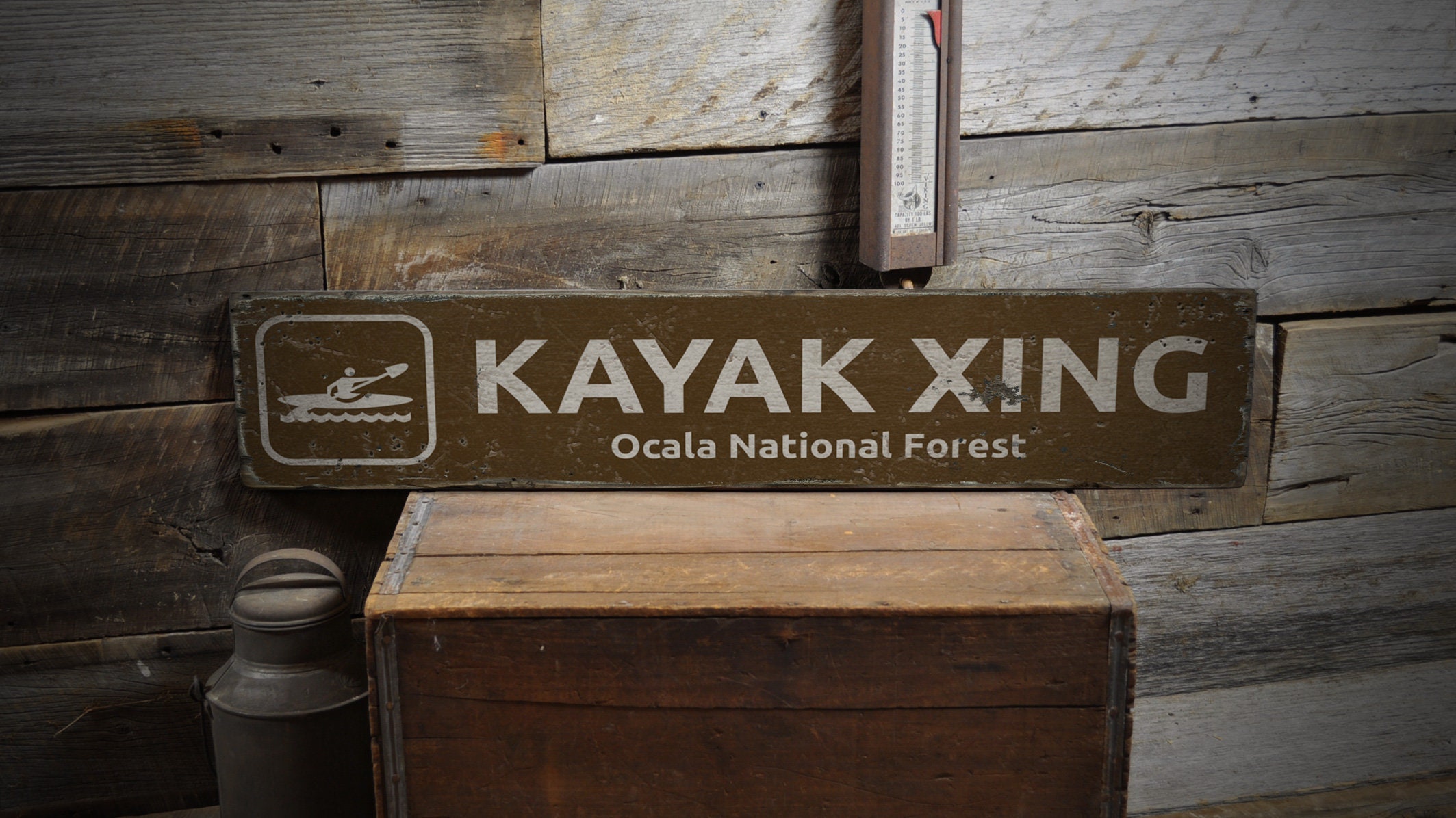 Kayak xing sign for sale  