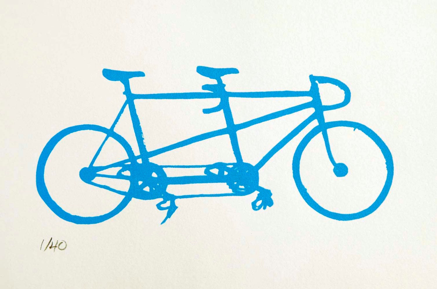 Bicycle art print for sale  