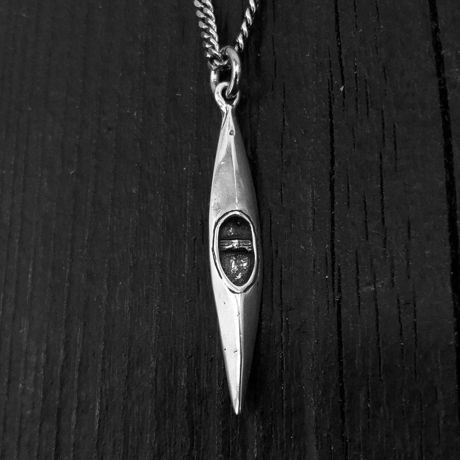 Kayak necklace solid for sale  