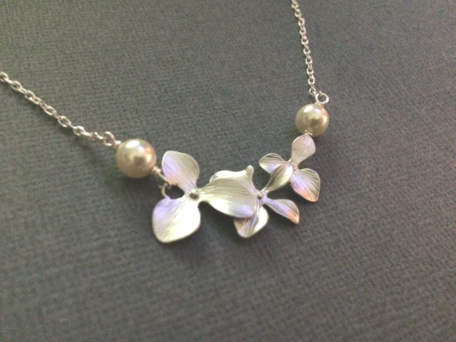 Creeping orchid necklace for sale  