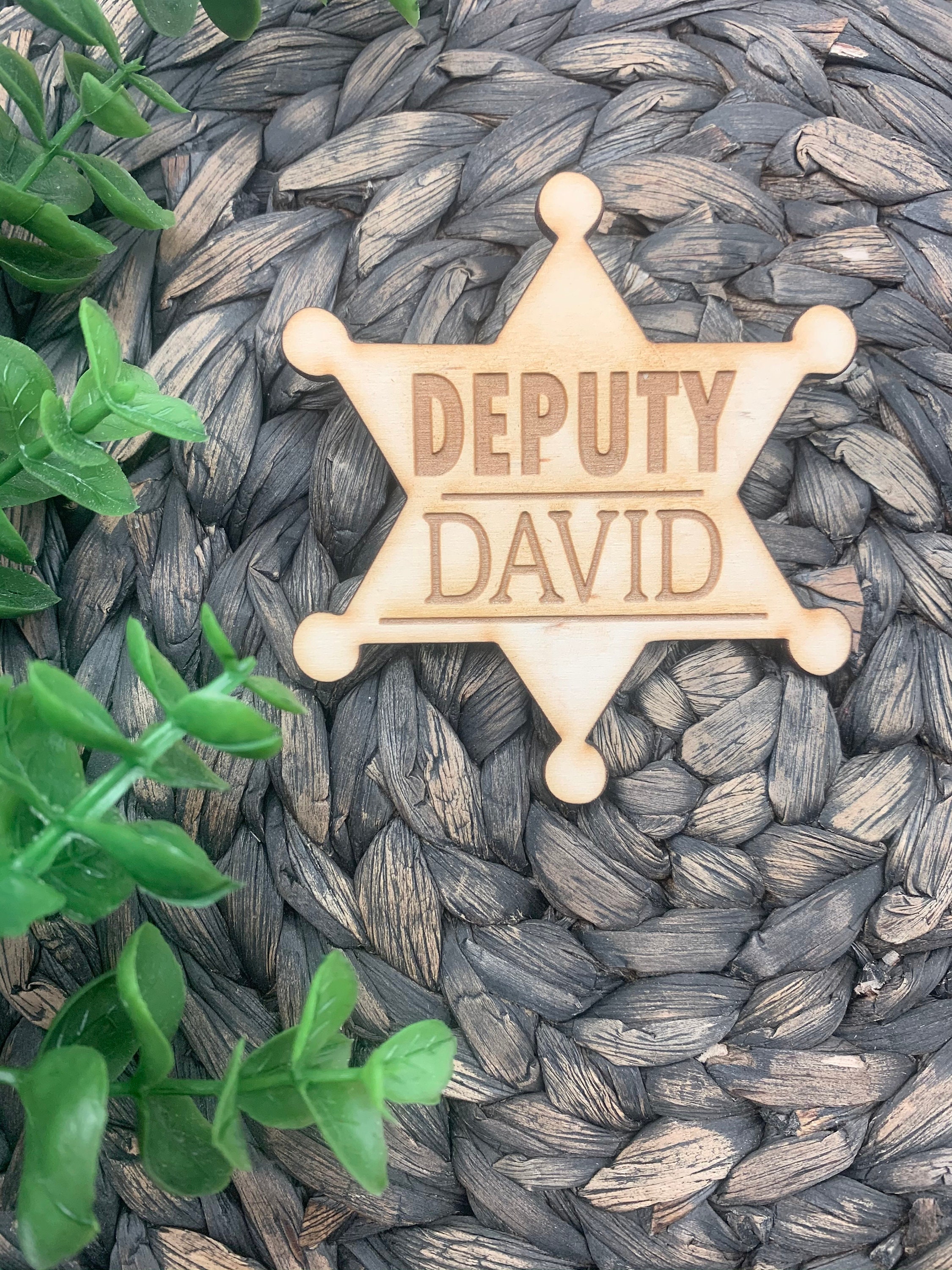 Deputy personalize pin for sale  