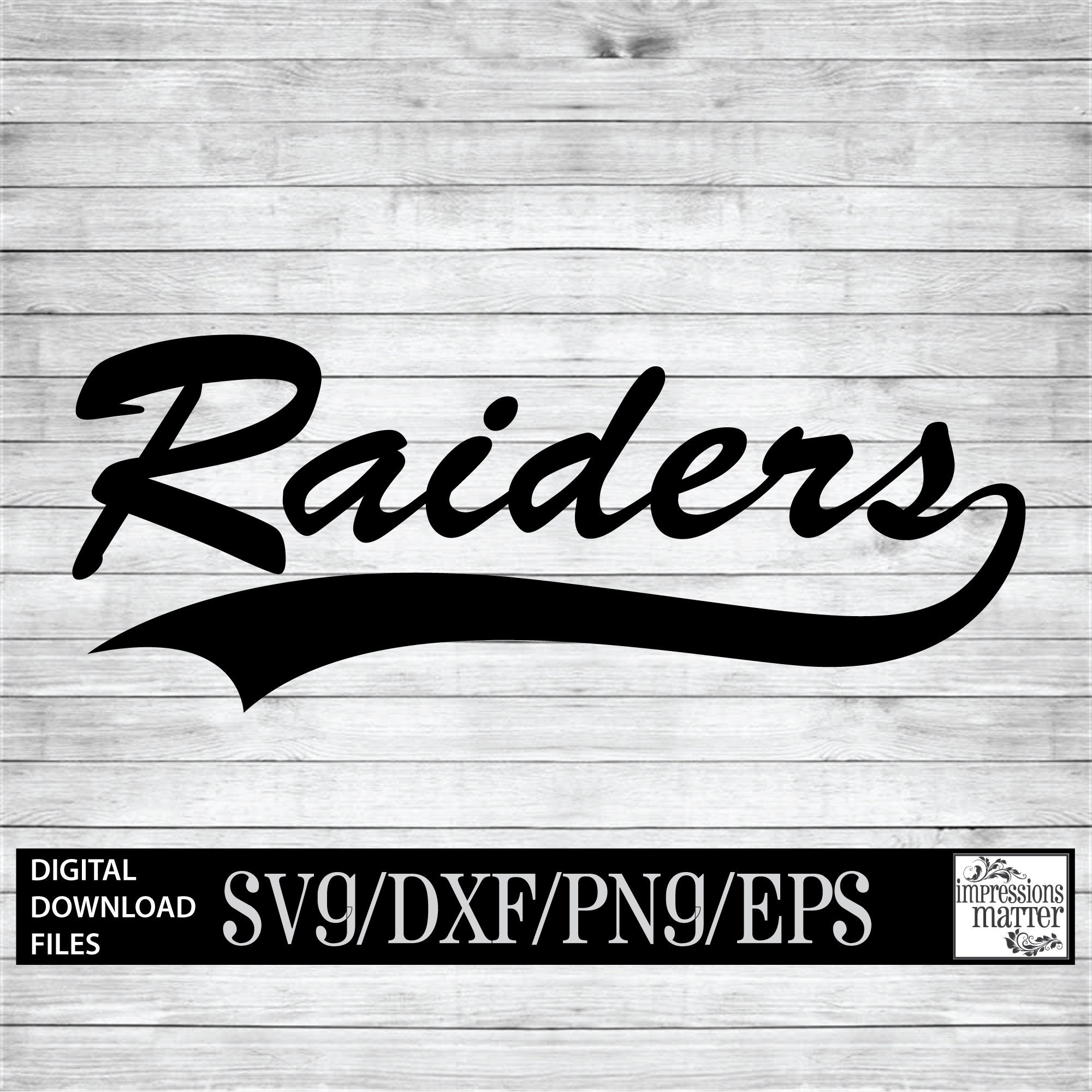 Raiders script digital for sale  