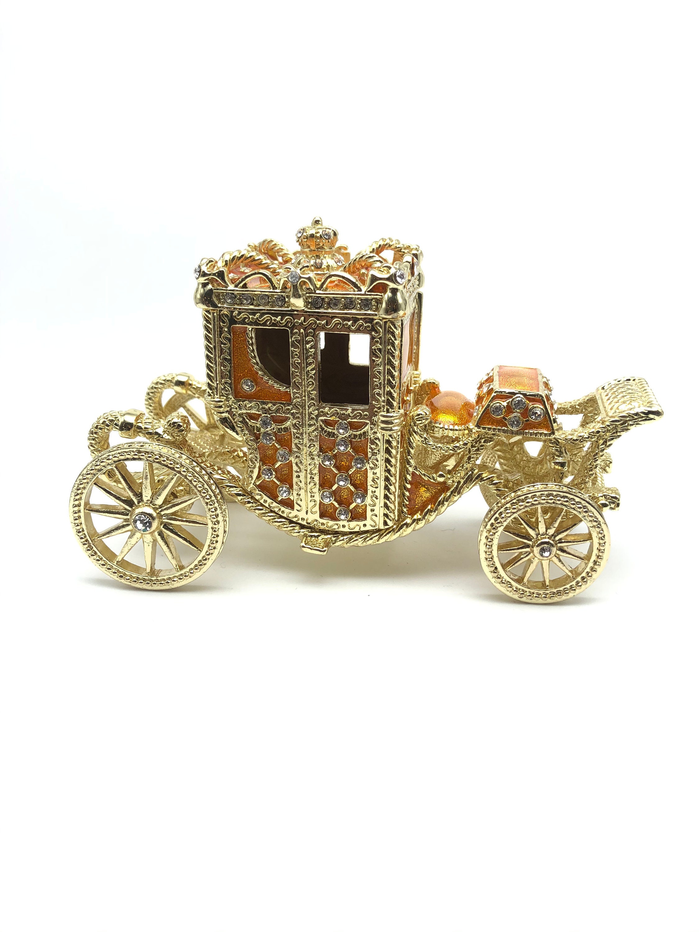 Golden carriage trinket for sale  