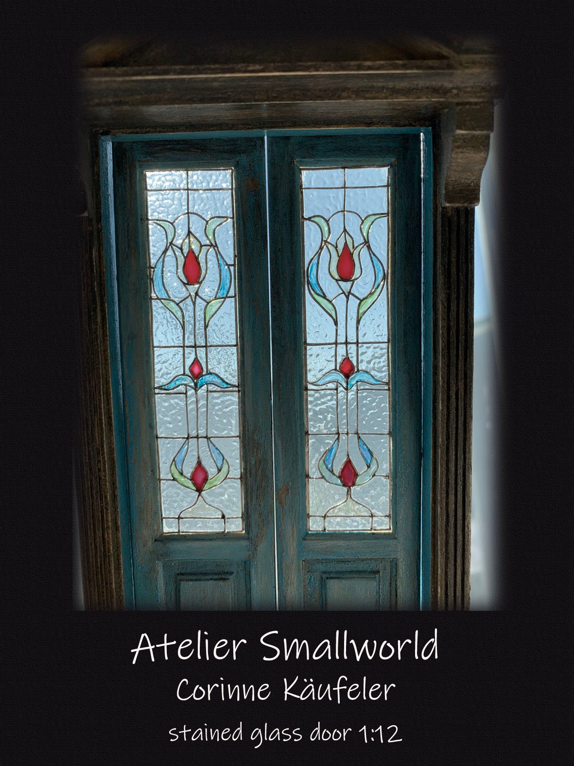 Stained glass door for sale  