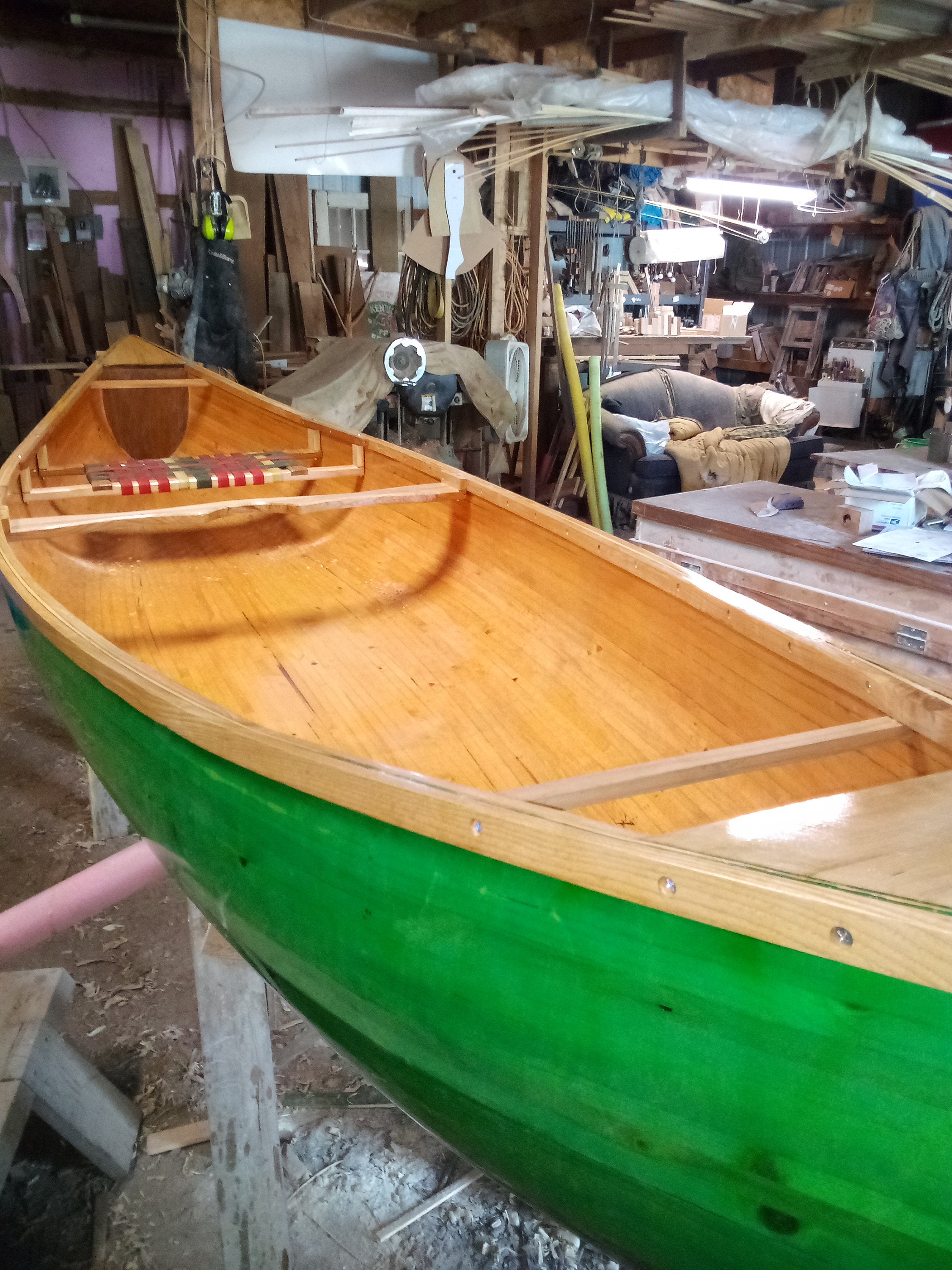 Cedar strip canoe for sale  
