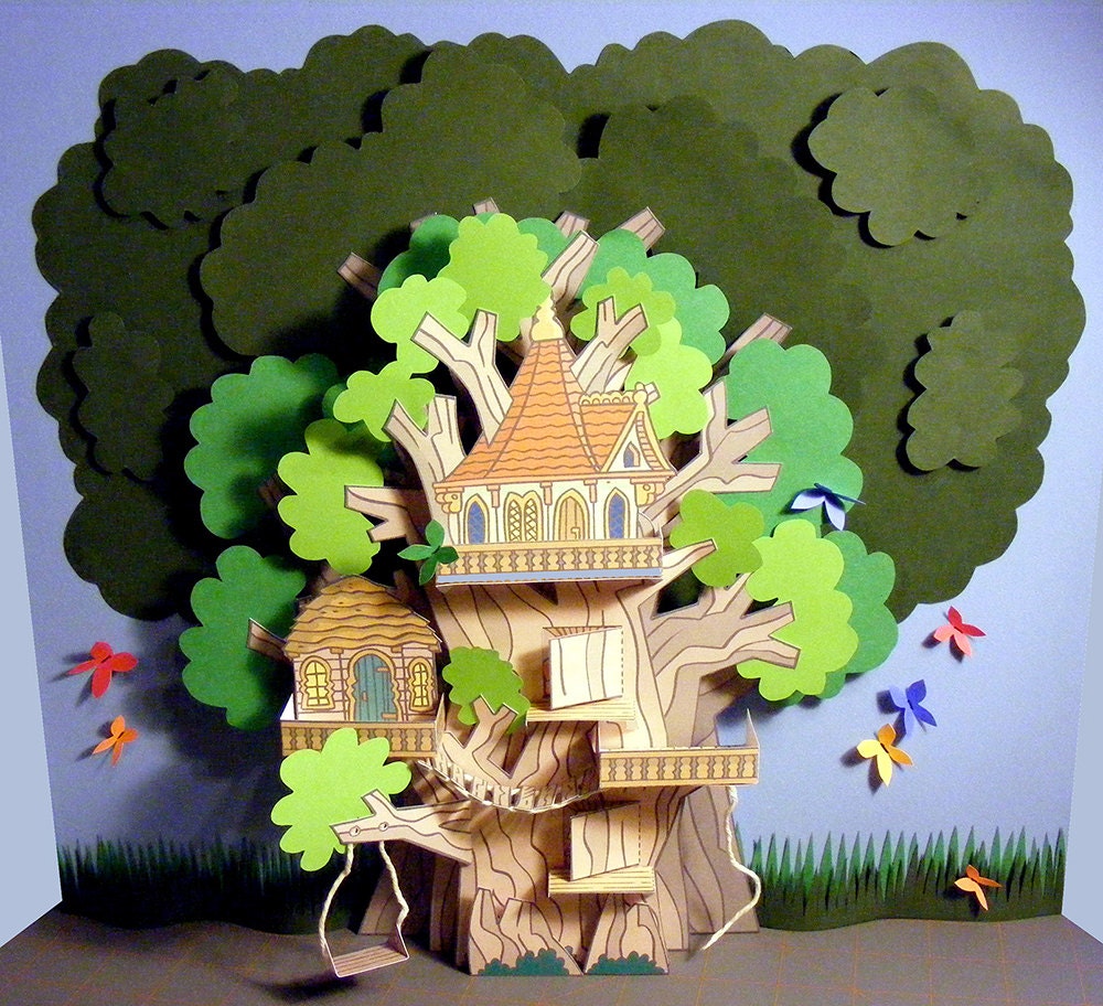 Built paper tree for sale  