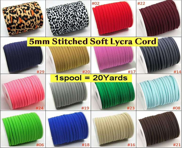 Lycra cord soft for sale  