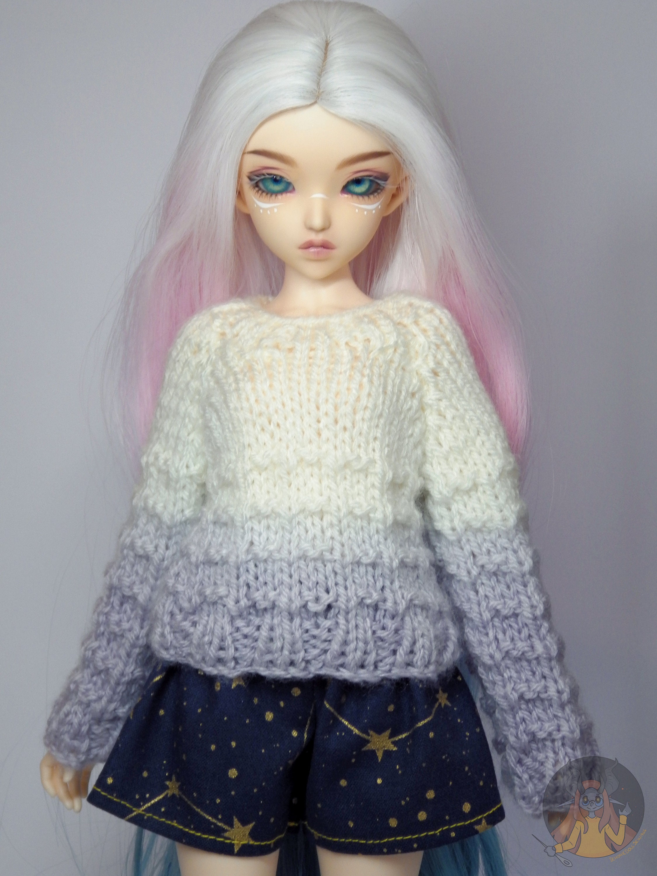 Bjd minifee knitted for sale  