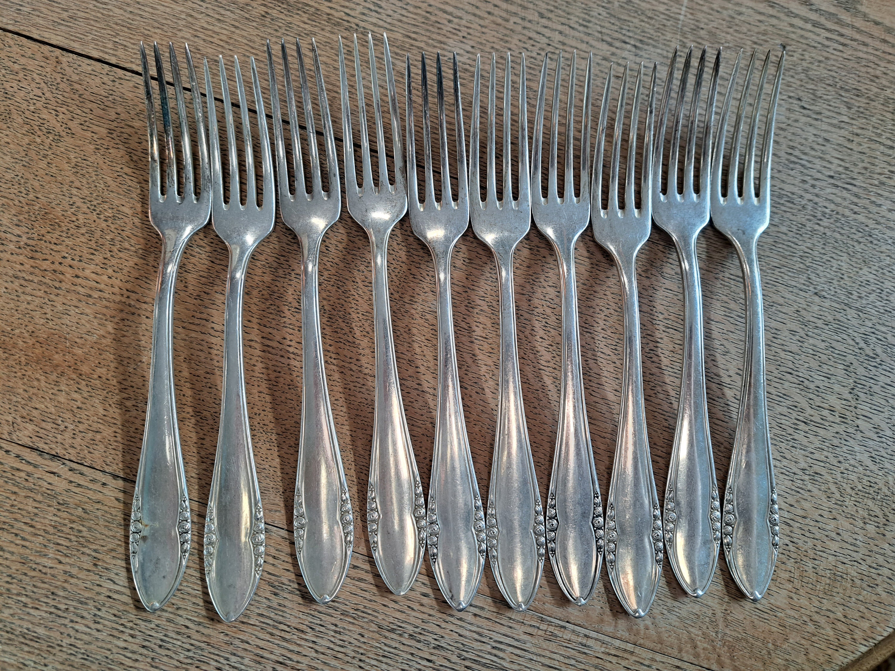 Silver cutlery forks for sale  