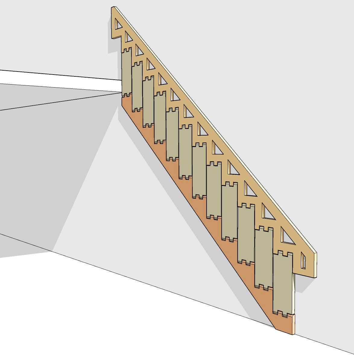 Folding stair digital for sale  