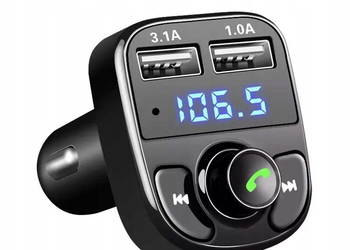 Transmiter Fm, Odtwarzacz Usb/Microsd (Tf), Ładowarka Samochodowa 2X Usb B… na sprzedaż  Płońsko