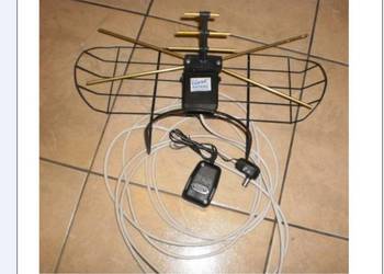 antena pokojowa dvb-t ze wzmacniaczem .5m kabla, używany na sprzedaż  Olkusz