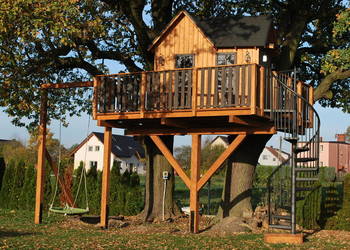 Używany, Dom Domek na drzewie DND09 dla dzieci! drewniany letniskowy na sprzedaż  Rzeszów