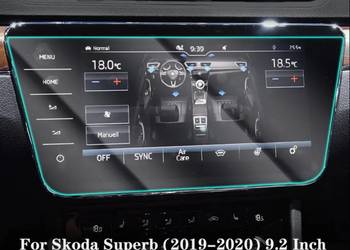 Szkło ochronne hartowane do radia skoda superb 3, używany na sprzedaż  Bukowno