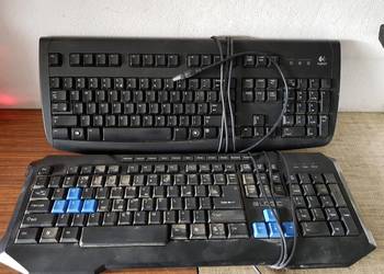 Klawiatury do komputera z przewodem USB 2szt. na sprzedaż  Łagów