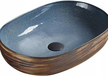 UMYWALKA NABLATOWA 60x40 GRANAT WZÓR Drewno ceramiczna na sprzedaż  Choroszcz