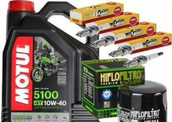 HONDA CB600 98- HORNET ZESTAW OLEJ MOTUL 4L FILTRY ŚWIECE PAKIET DEDYKOWANY na sprzedaż  Racibórz