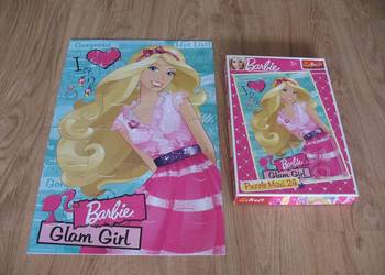 Trefl, Olśniewająca Barbie, puzzle maxi, 24 elementy na sprzedaż  Chorzów