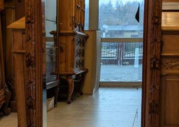 Piękne dębowe lustro neorenesansowe-sklep Dąbrowa Górnicza na sprzedaż  Dąbrowa Górnicza