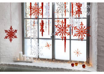 Dekoracja drzewko świąteczne Koziol czerwone bombki na okno na sprzedaż  Bolesławiec