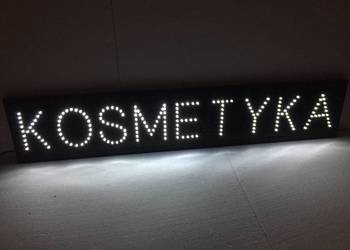 Szyld reklama LED KOSMETYKA 110x20cm na sprzedaż  Pomiechówek