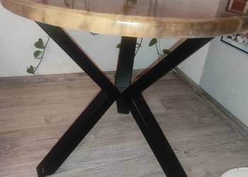 Stolik kawowy plaster dębu, używany na sprzedaż  Nysa