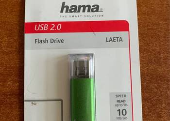 Używany, Nowy pendrive Flash Drive 64 GB. USB 2.0. Hama. na sprzedaż  Zielona Góra