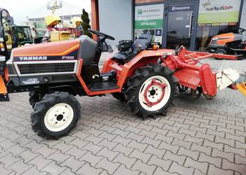 Używany, YANMAR F155 mini traktor diesel 15,5 KM 4x4 z glebogryzarką na sprzedaż  Kobiele Wielkie
