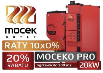 Kocioł ekogroszek, pellet, Moceko PRO piec c.o. 20 kw na sprzedaż  Grajewo