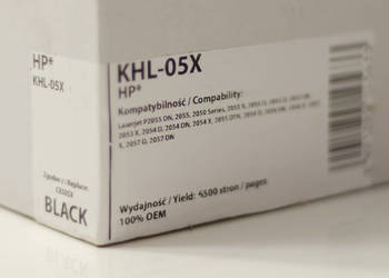 Toner KHL-05X zamiennik HP CE505X czarny black na sprzedaż  Częstochowa