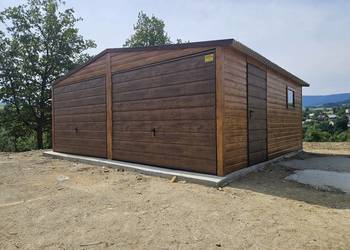 6x6 Garaze Blaszane Garaż Blaszany Blaszak Blaszaki Drewnopodobny na sprzedaż  Mielec