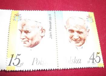 Używany, Znaczek pocztowy z papieżem Janem Pawłem II na sprzedaż  Łódź