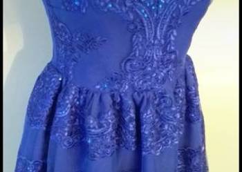 Nowa Chabrowa sukienka z cekinami EMO na sprzedaż  Białogard