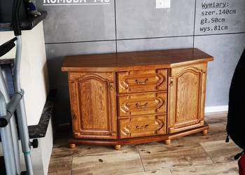 Stylowa Komoda 140` Dąb Rustikalny Złoty Producent BEKAS Meble Sty-LOVE na sprzedaż  Sieradz