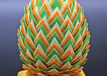 Jajka ze wstążki pisanki ozdoba Wielkanoc prezent na sprzedaż  Kutno
