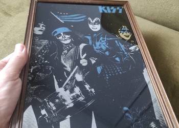 Kiss obraz na lustrze zespół Paula Stanleya Rock metal na sprzedaż  Legnica