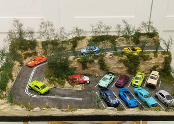 Diorama Hot Wheels 1:64  makieta dioramy autoart kyosho norev matchbox cmc na sprzedaż  Kraków