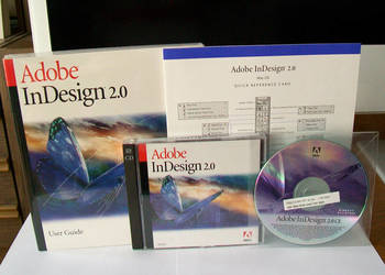 Adobe InDesign 2.0 Box na Mac'a, używany na sprzedaż  Brzeg