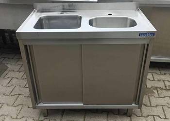 ZLEW 2 KOMOROWY Z SZAFKĄ 90x50x85 P O na sprzedaż  Ostrów Wielkopolski