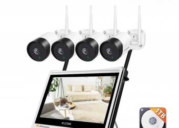 ZESTAW KAMER WIFI 5MPX + REJESTRATOR LCD +DYSK 1TB na sprzedaż  Wrocław