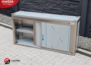 Używany, Szafka wisząca z drzwiami przesuwnymi – półka 1100x300x600mm na sprzedaż  Ostrów Wielkopolski
