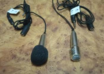 Małe mikrofony sprawne cena za 2 na sprzedaż  Wrocław