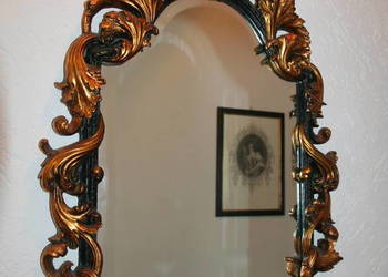 Krysztalowe lustro w barokowej ramie, używany na sprzedaż  Toruń