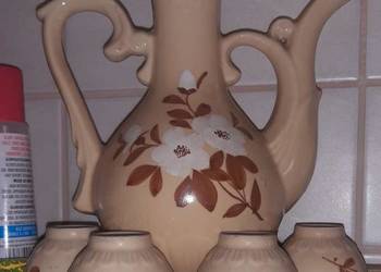Koreańskie Porcelanowe Czajniki z Czarkami - zestaw do Sake. na sprzedaż  Kraków