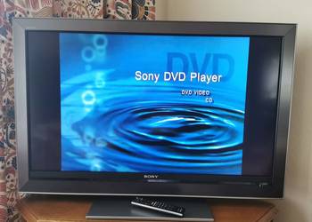 Używany, Telewizor LCD DVD SONY BRAVIA 46 cali 117cm Oryginalny Pilot na sprzedaż  Łódź