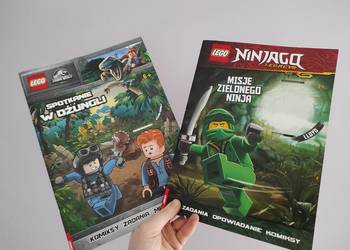 Dwie gazetki LEGO ninjago i jurrasic world na sprzedaż  Płock