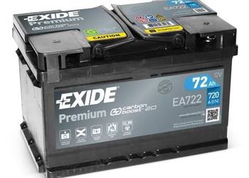 Akumulator 72Ah 720A Exide Premium P+ || Gliwice, Toszecka 11 na sprzedaż  Gliwice