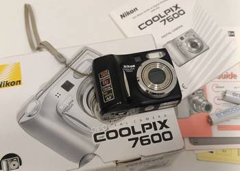 Aparat cyfrowy NIKON Coolpix 7600 7 mp x3 na baterie vintage retro CCD na sprzedaż  Kraków