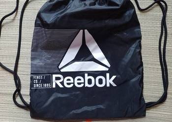 REEBOK/Czarny plecak z Londynu, Worek torebka na sprzedaż  Kraków
