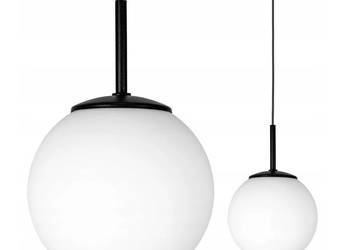 LAMPA WISZĄCA SUFITOWA Kula biała czarna na sprzedaż  Choroszcz